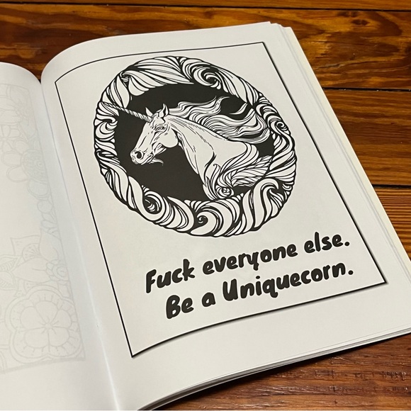 You Are Fucking Awesome Adult Coloring Book - Picture 4 of 8